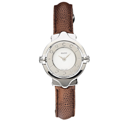 Gucci Stainless Steel Lizard 21mm Twirl Quartz Watch 1 of 6