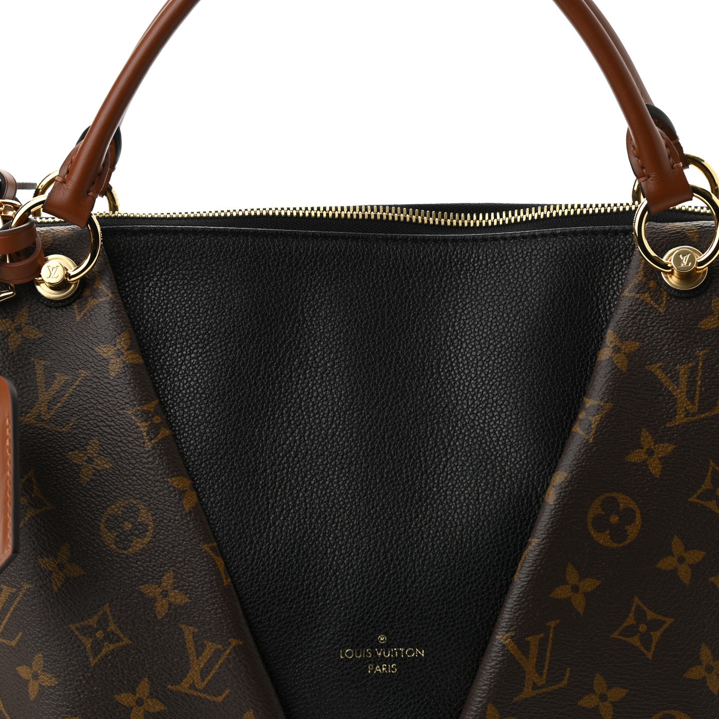 Monogram V Tote MM Black