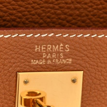 Hermes Togo Kelly Retourne 32 Gold 6 of 22