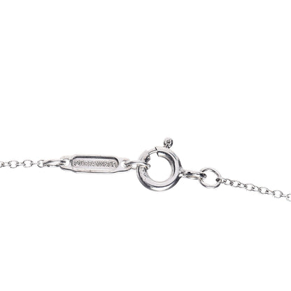 Tiffany Sterling Silver Titanium 1837 Circle Pendant Necklace 5 of 7