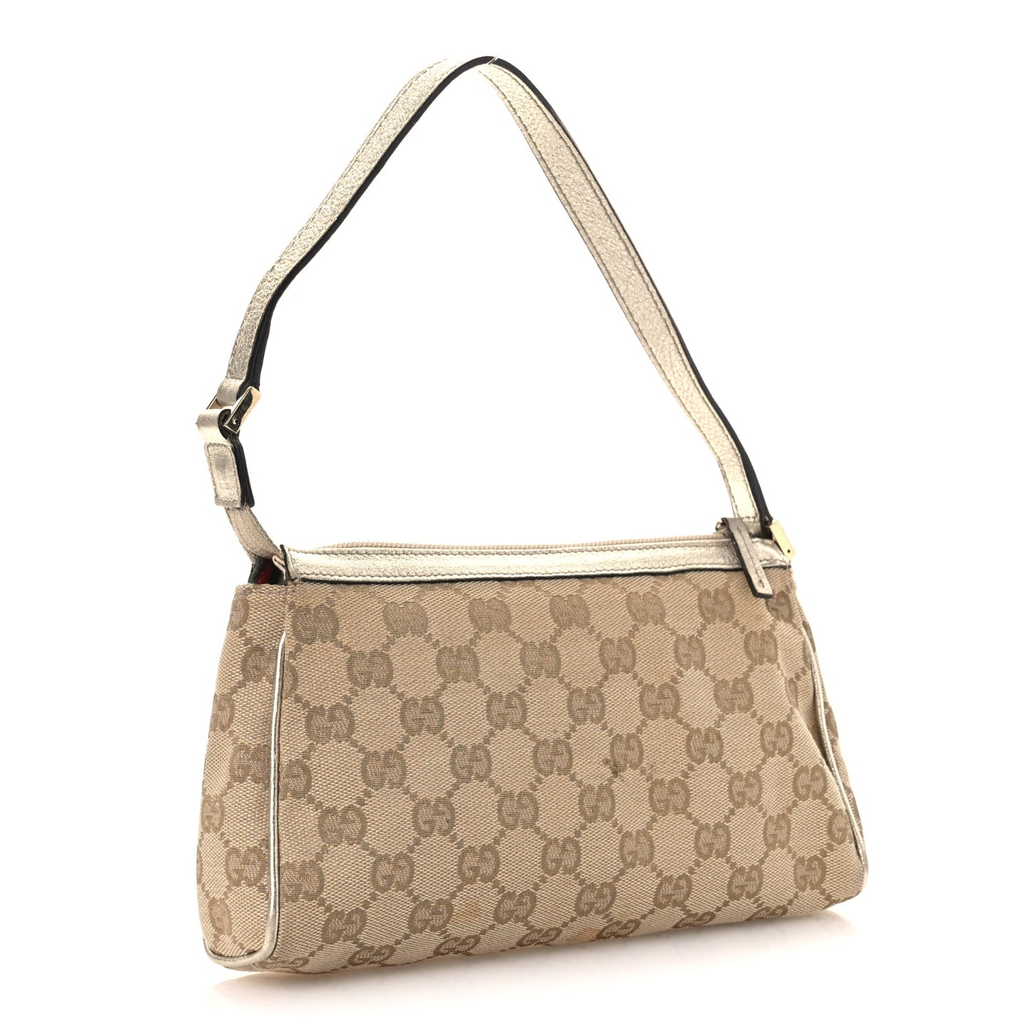 Monogram D Ring Cosmetic Case Metallic Bronze