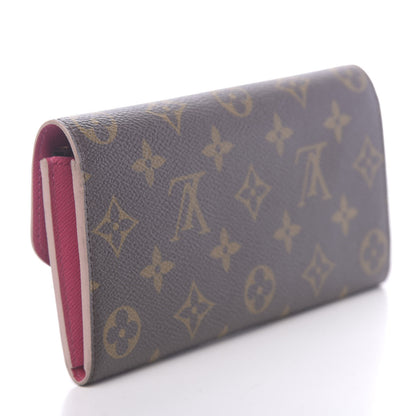 Louis Vuitton Monogram Bloom Flower Emilie Wallet 3 of 7