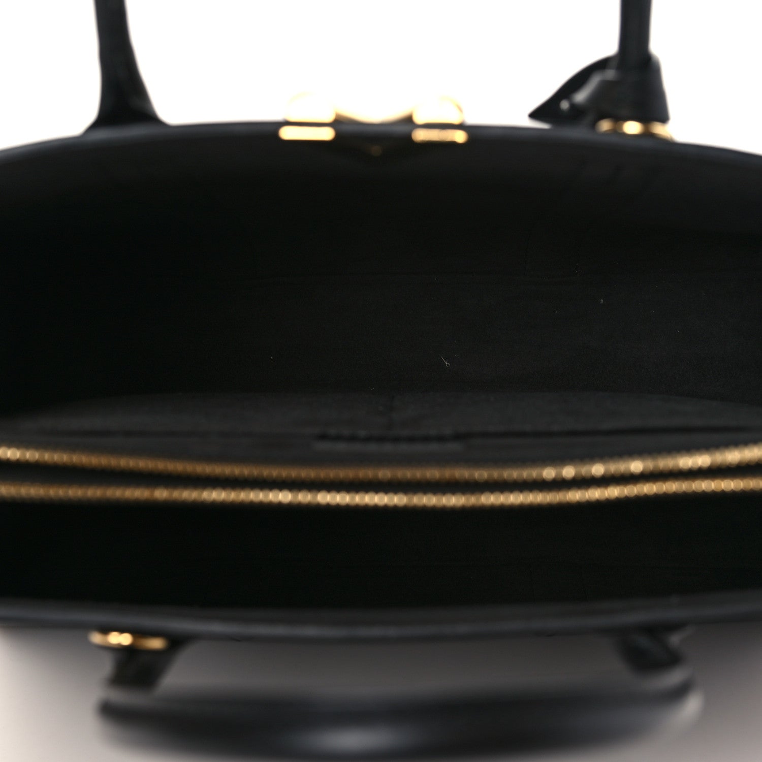 Louis Vuitton Monogram Cuir Plume Very Tote MM Black 5 of 8