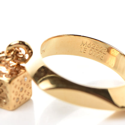 Louis Vuitton Luckygram Ring Gold 6 8 of 8