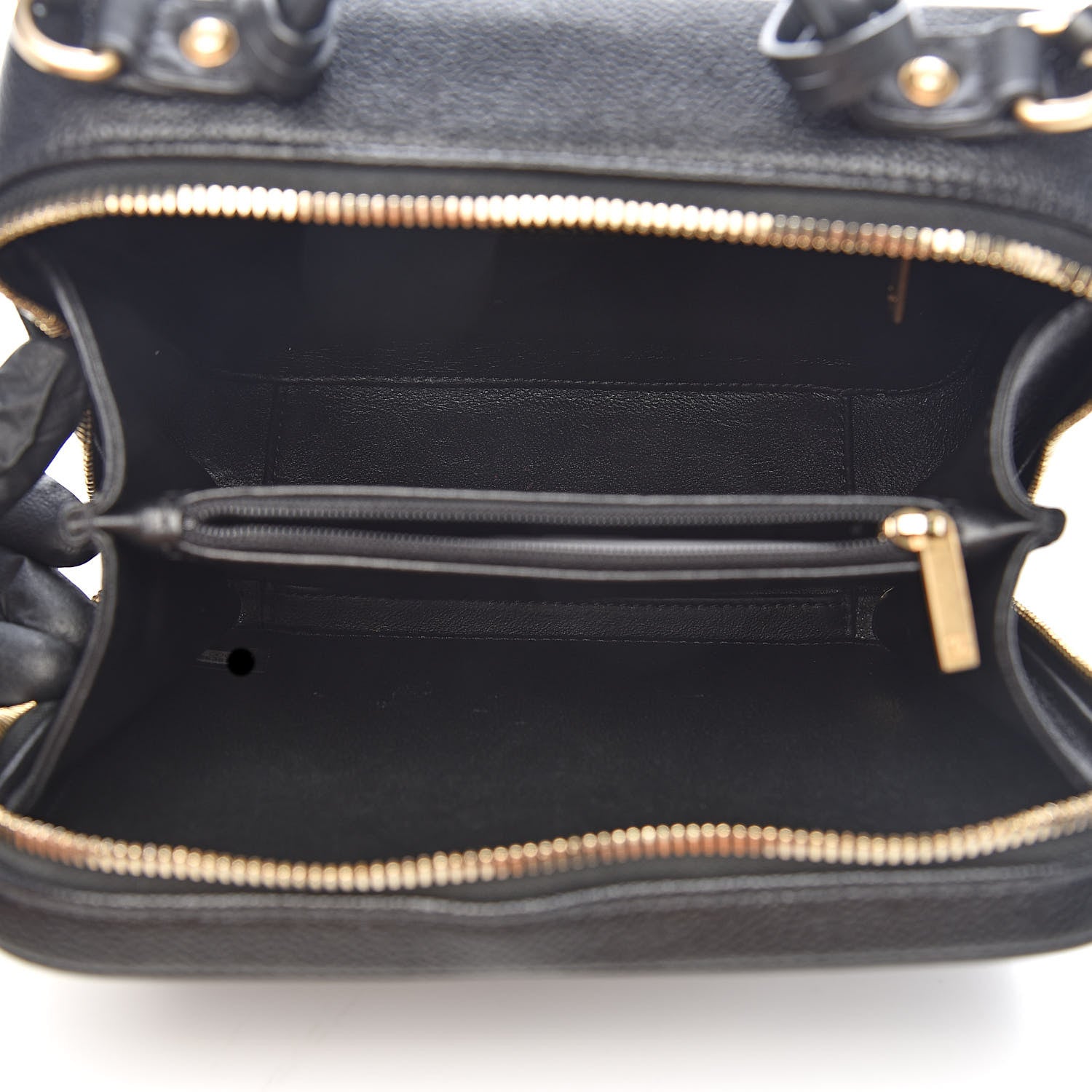 Chanel Caviar Quilted Medium CC Filigree Vanity Case Black 5 of 10