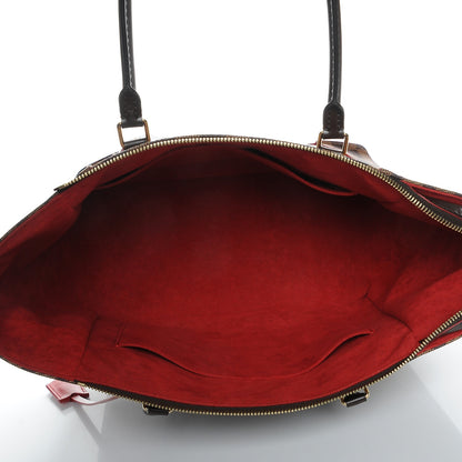 Louis Vuitton Damier Ebene Caissa Tote MM Cherry 5 of 8