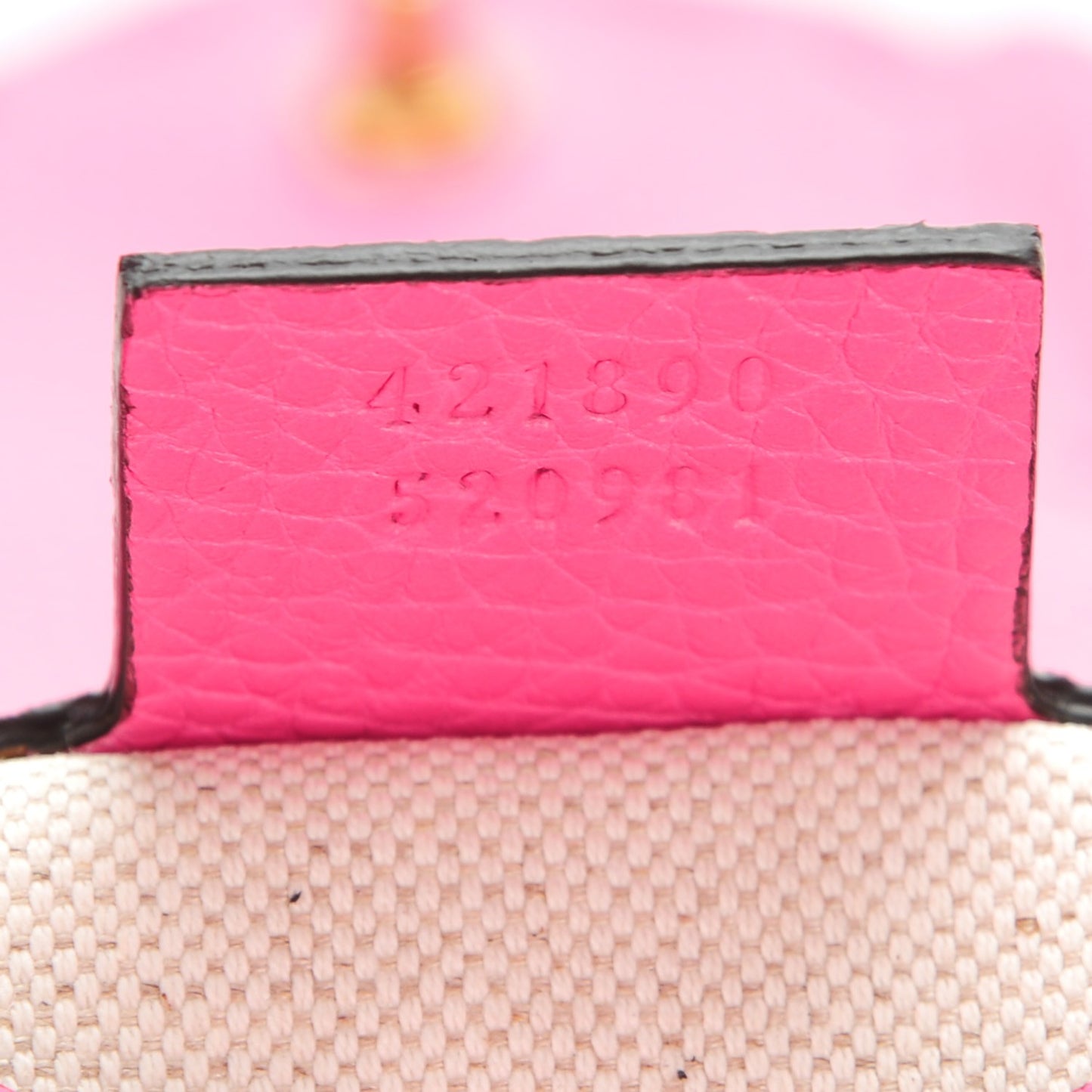 Calfskin Small GG Marmont Top Handle Bag Pink Tropical Flower