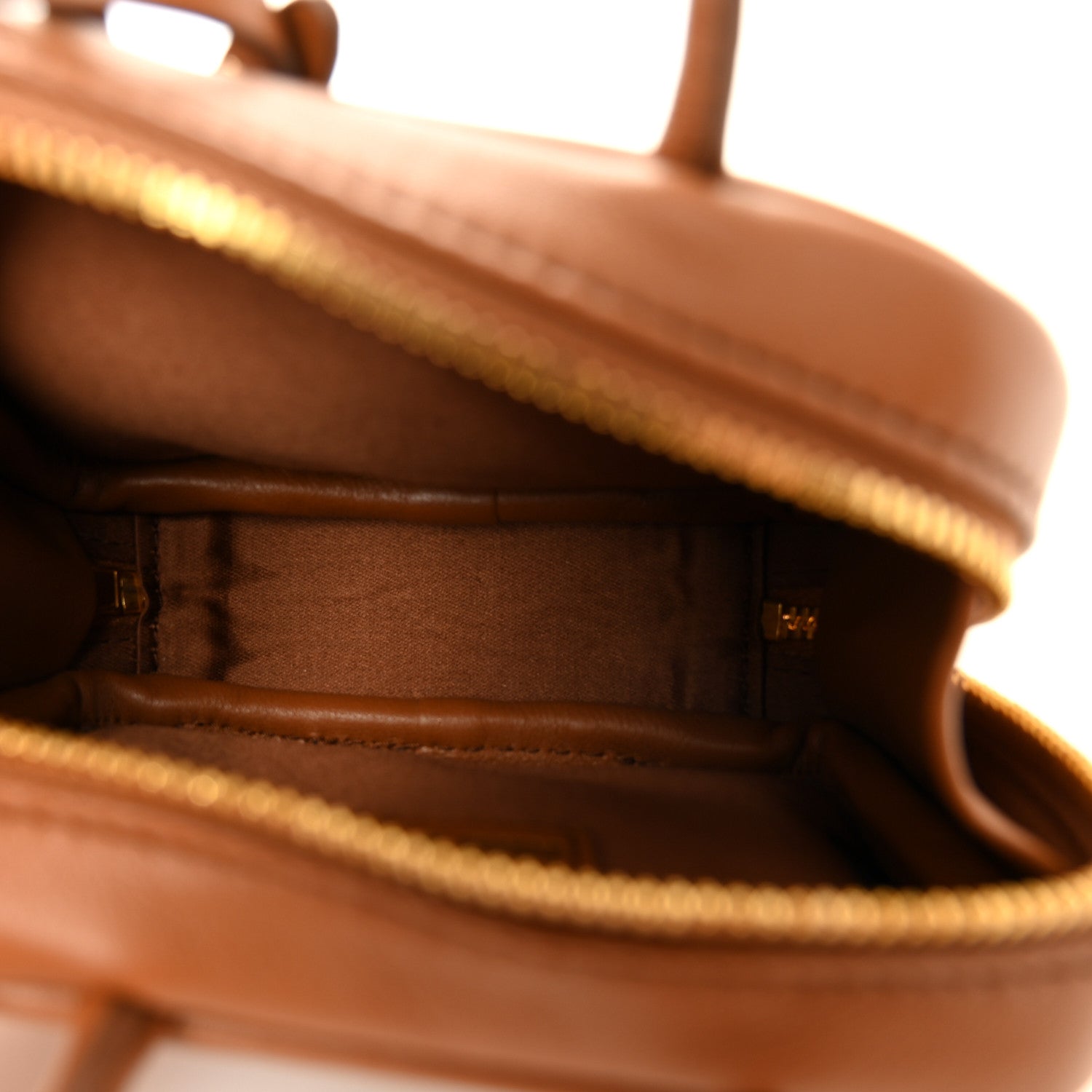 Miu Miu Calfskin Beau Micro Bag Cognac 5 of 9