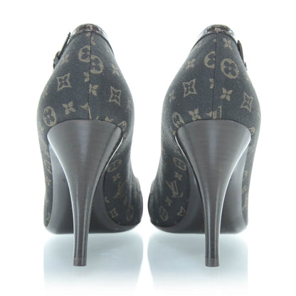 Louis Vuitton Mini Lin Monogram Heels Pumps Ebene 37 2 of 12