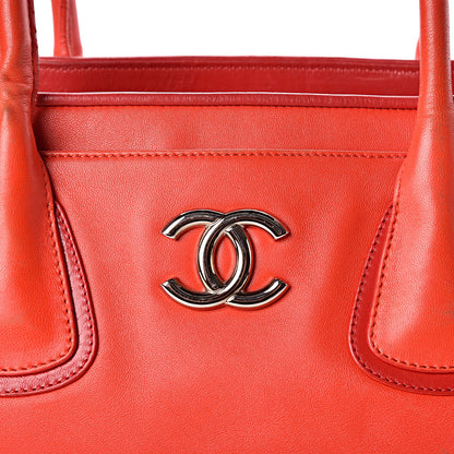 Chanel Lambskin Executive Cerf Shopper Tote Red 15 of 21