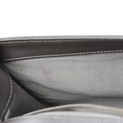 Chanel Metallic Caviar Quilted Medium Boy Flap Silver 9 of 14