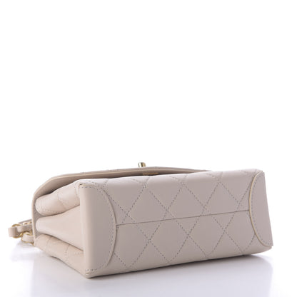 Chanel Lambskin Quilted Mini Trendy Spirit Top Handle Flap Light Pink 4 of 11