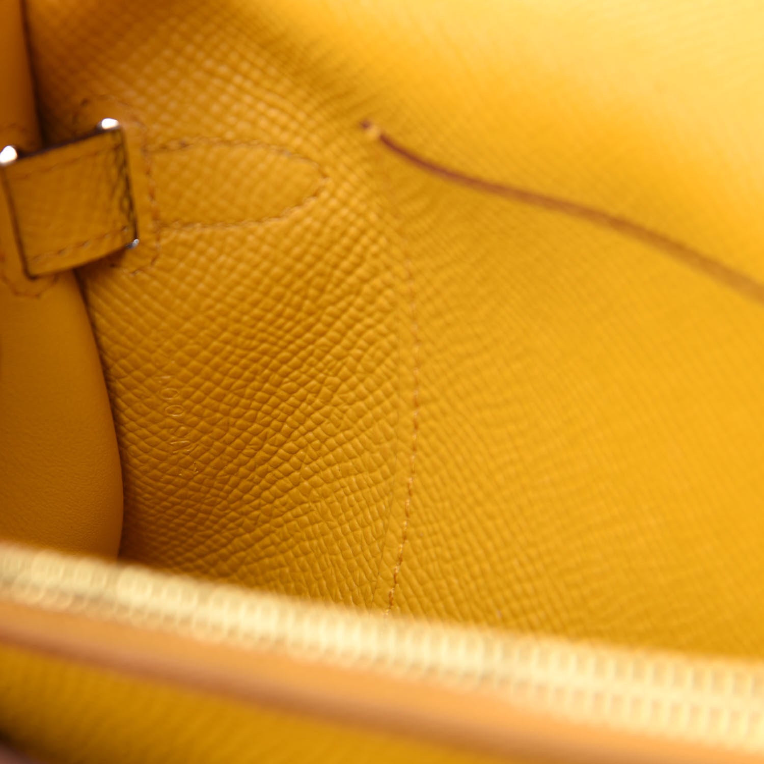 Hermes Epsom Kelly Wallet To Go Jaune Ambre 9 of 11