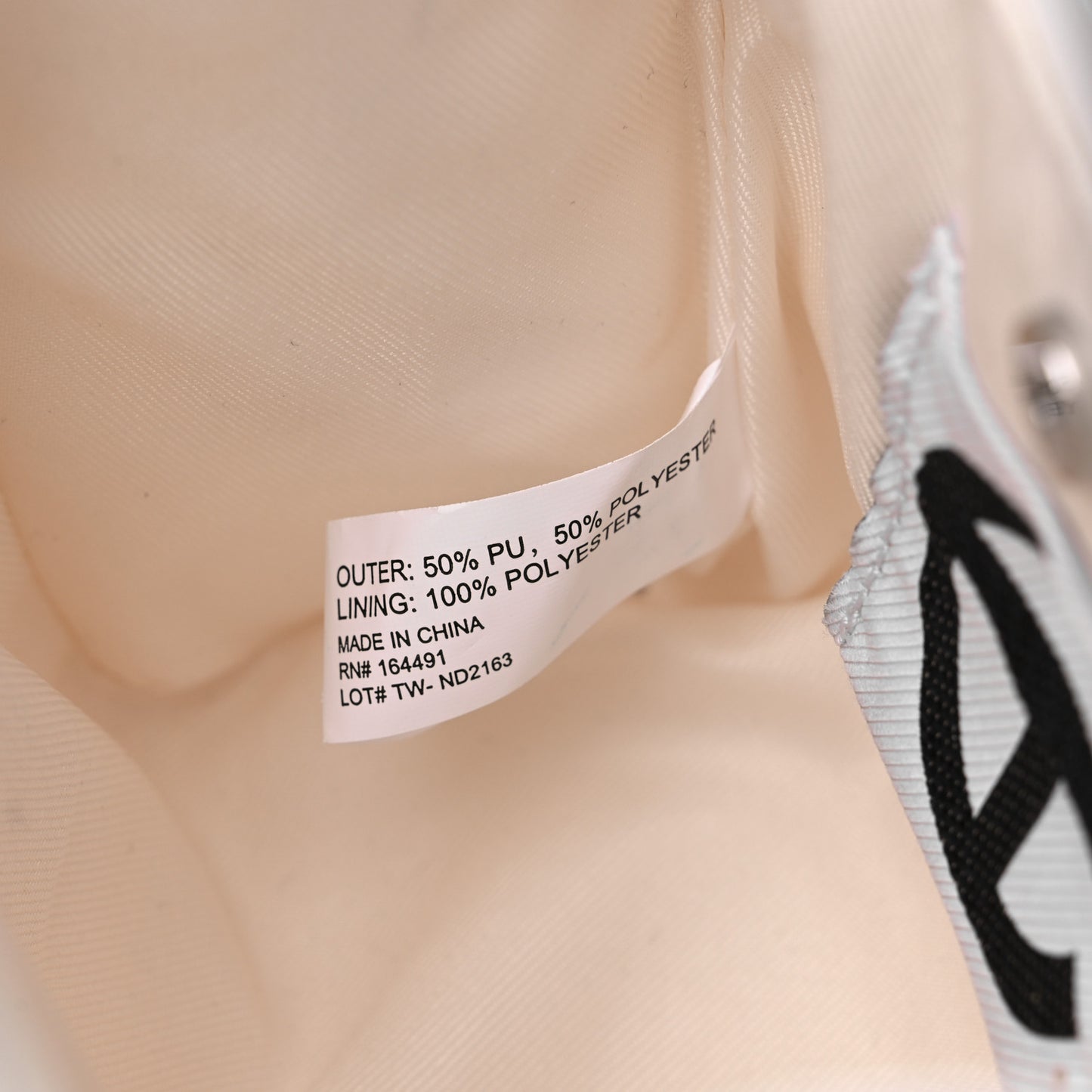 Vegan Leather Small Shopping Bag White