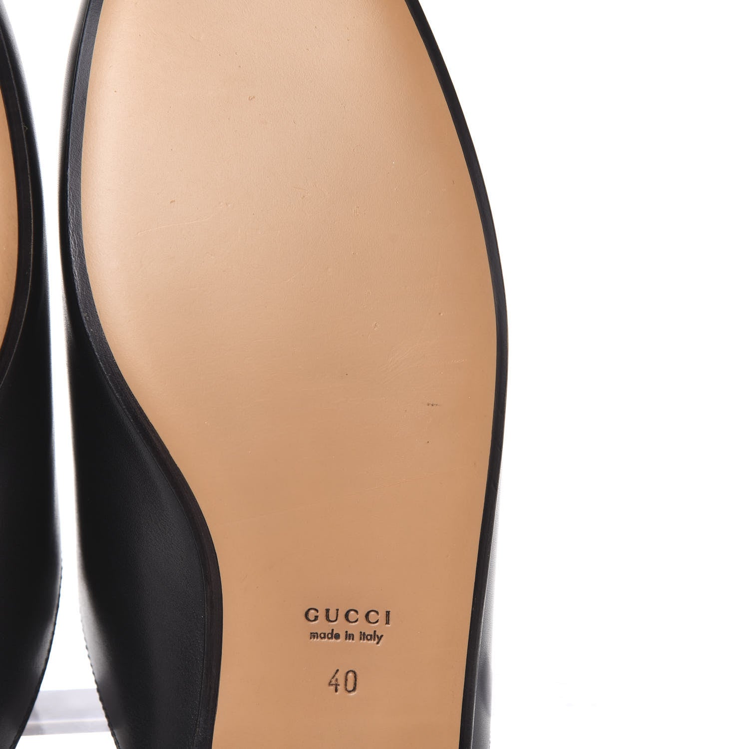 Gucci Calfskin Flower Embroidered Princetown Slippers 40 Black 10 of 11