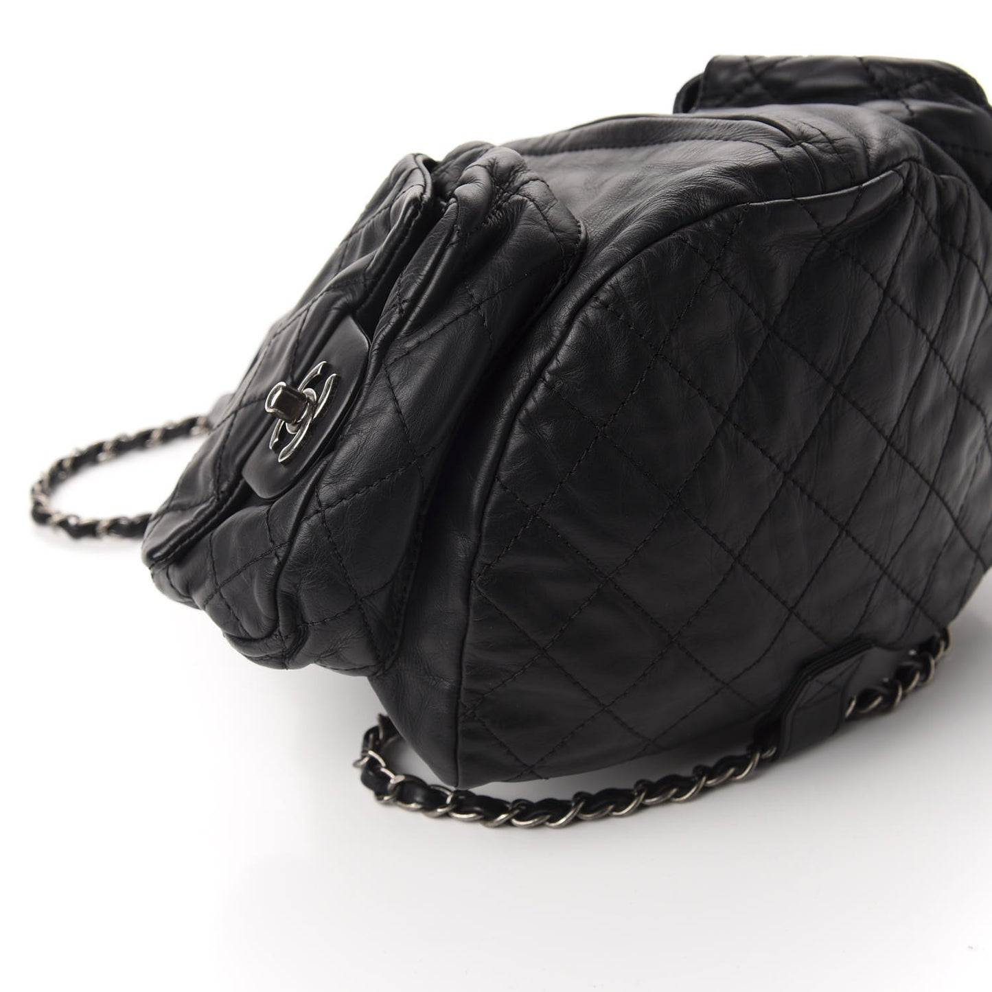 Calfskin Large Backpack Is Back Black