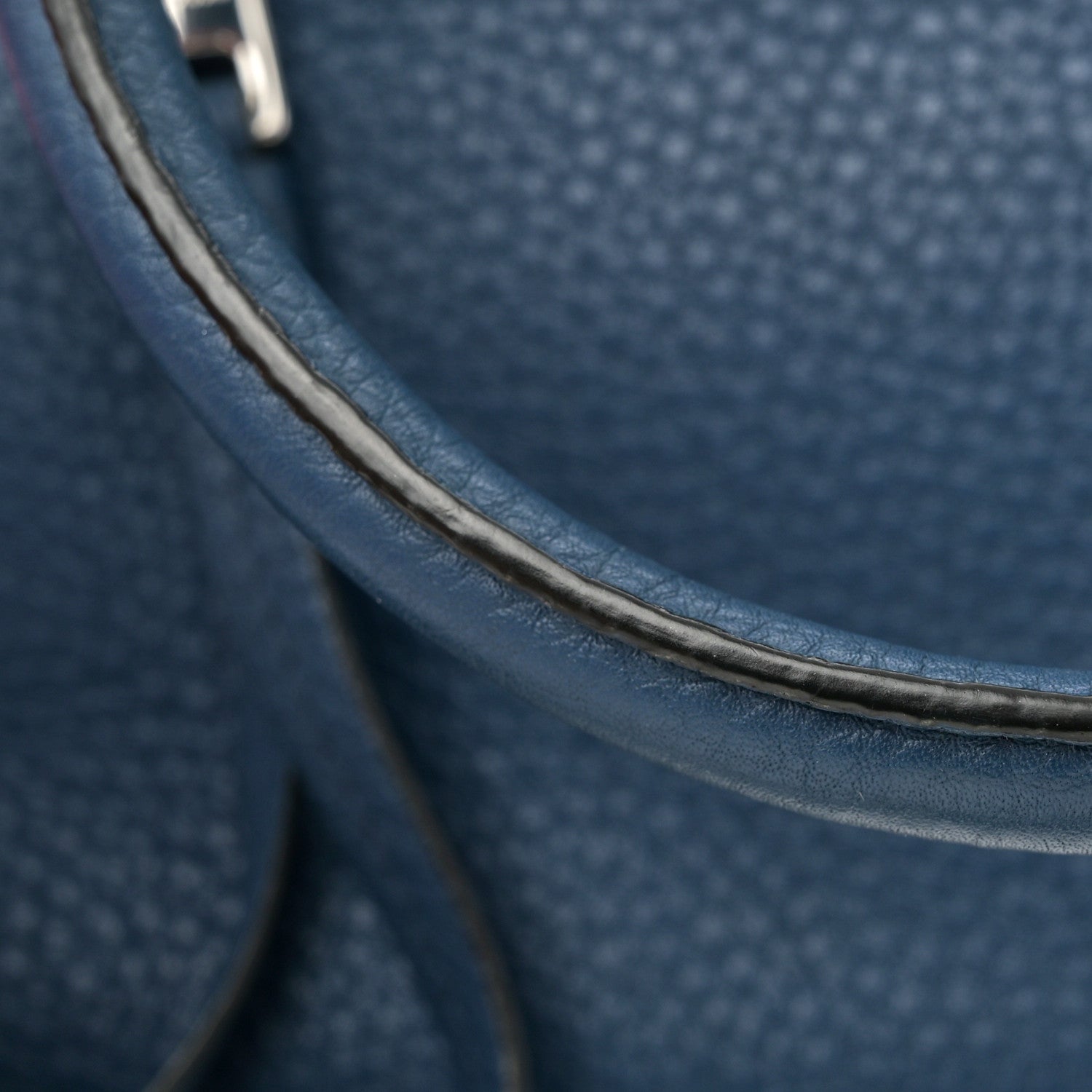 Prada Vitello Daino Shopping Satchel Inchiostro 10 of 12