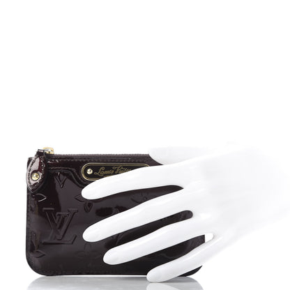 Louis Vuitton Vernis Key Pouch Amarante 2 of 9