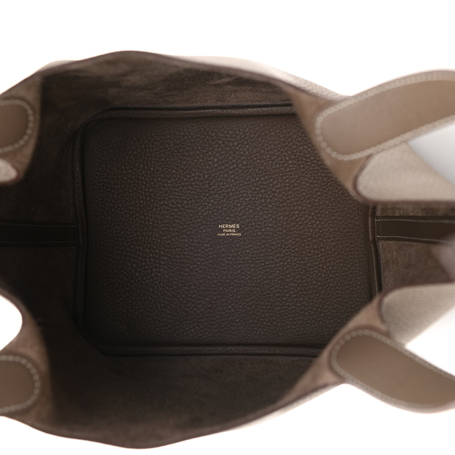 Hermes Taurillon Clemence Picotin Lock 22 MM Etoupe 4 of 9