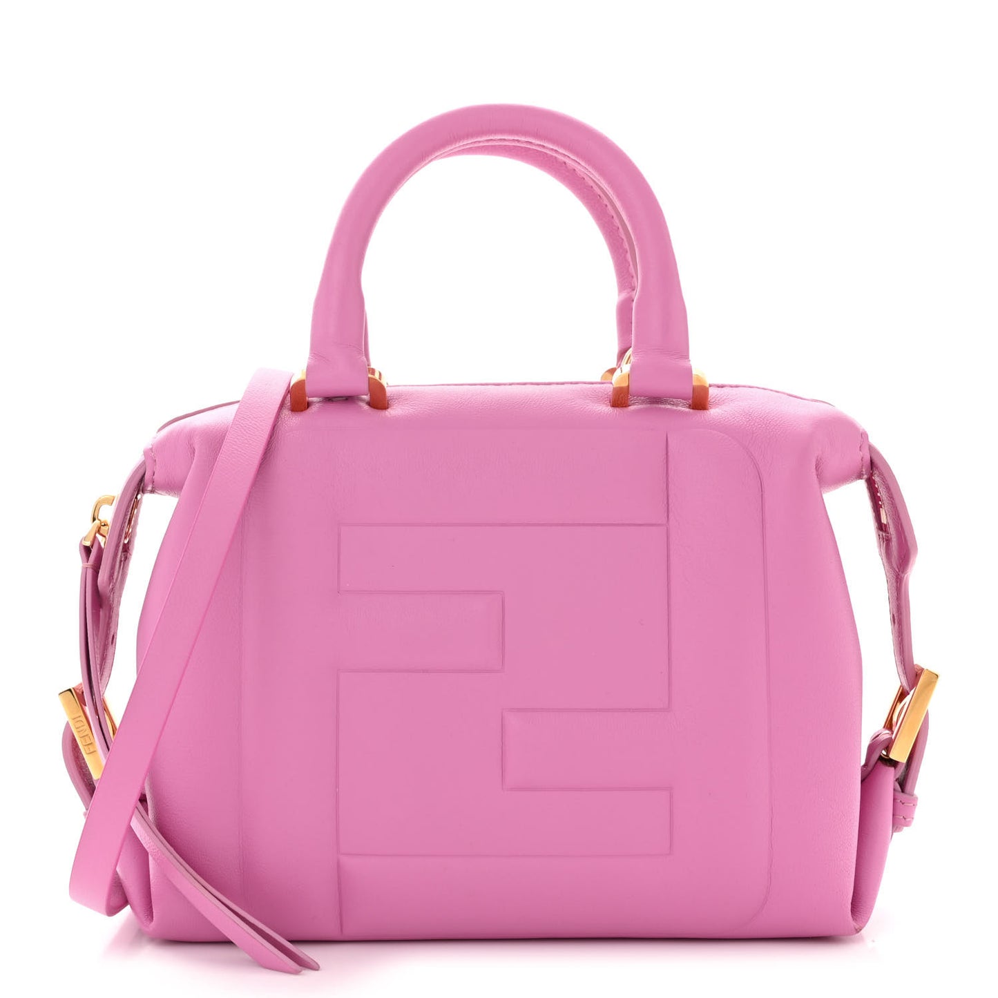 Nappa FF Mini Cube Bag Rosa