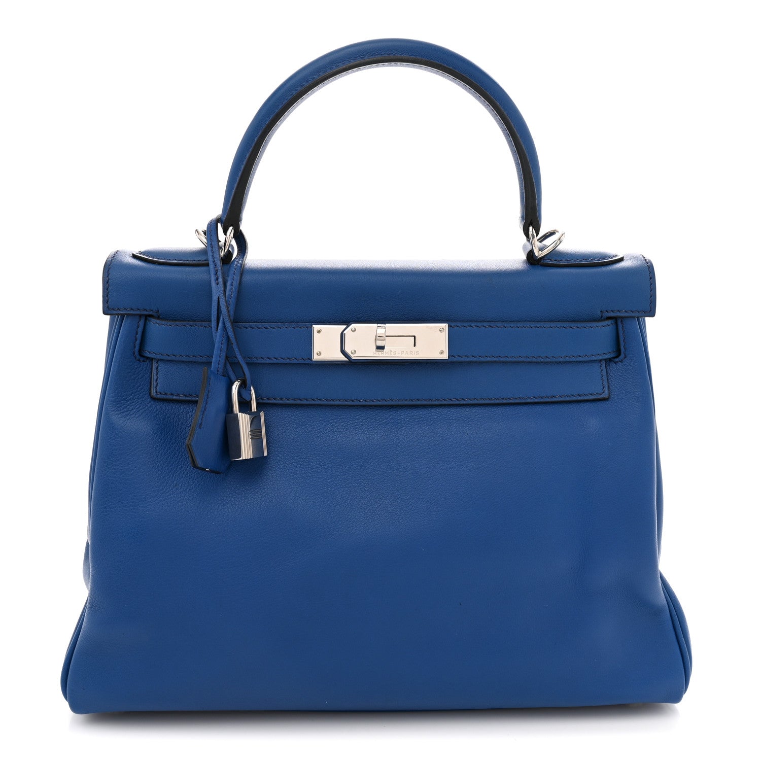 Hermes Gulliver Kelly Retourne 28 Bleu France 1 of 12