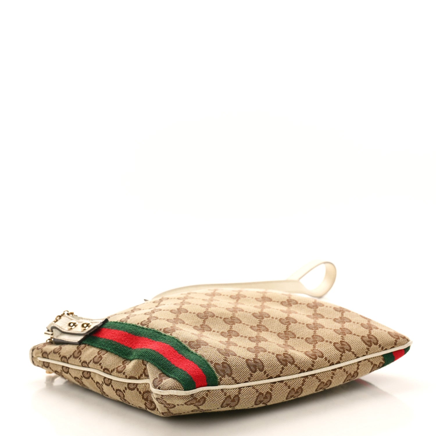 Gucci Monogram Web Jolicoeur Charms Messenger White 4 of 14