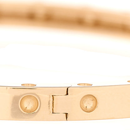 Roberto Coin 18K Rose Gold Symphony Pois Moi Oval Bangle Bracelet 6 of 6