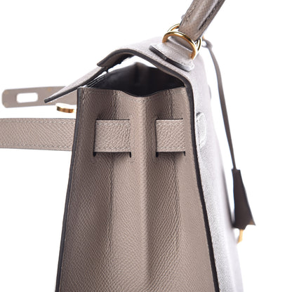 Hermes Epsom Kelly Sellier 28 Gris Asphalte 15 of 42