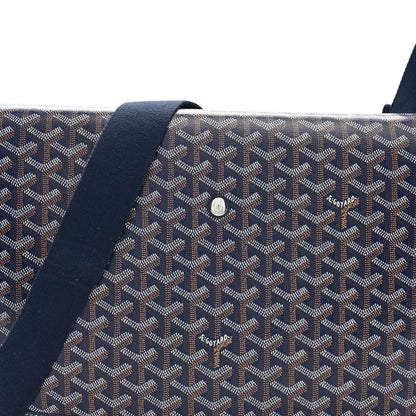 Goyard Goyardine Capetien Messenger Bag Navy 7 of 9
