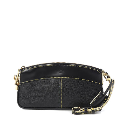 Louis Vuitton Suhali Lockit Clutch Black 1 of 8
