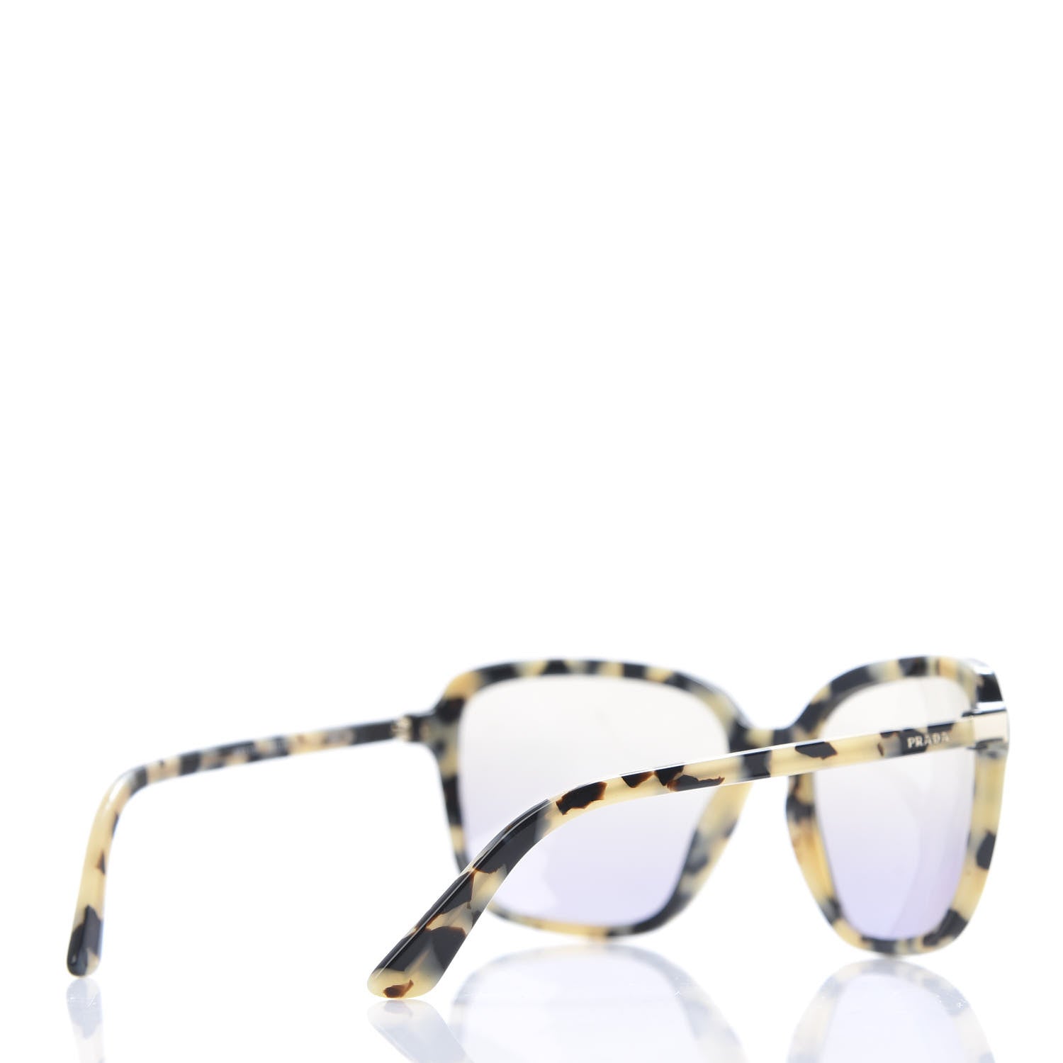 Prada Acetate Square Sunglasses SPR 10V Tortoise 4 of 8