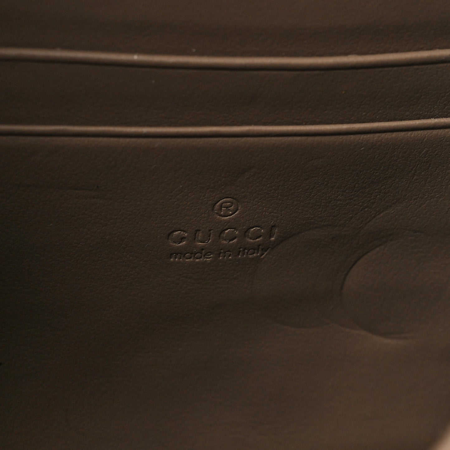 GG Supreme Monogram Mini Dionysus Chain Wallet Beige Taupe