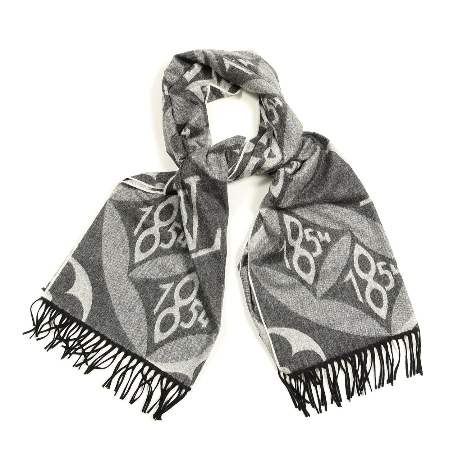 Wool Cashmere Since 1854 Scarf Gray