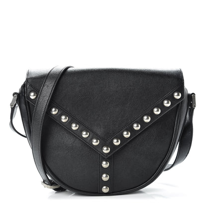 Saint Laurent Calfskin Y Studs Crossbody Bag Black 1 of 15