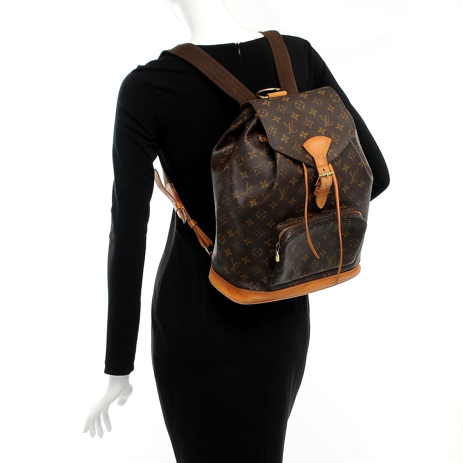 Louis Vuitton Monogram Montsouris GM Backpack 2 of 10