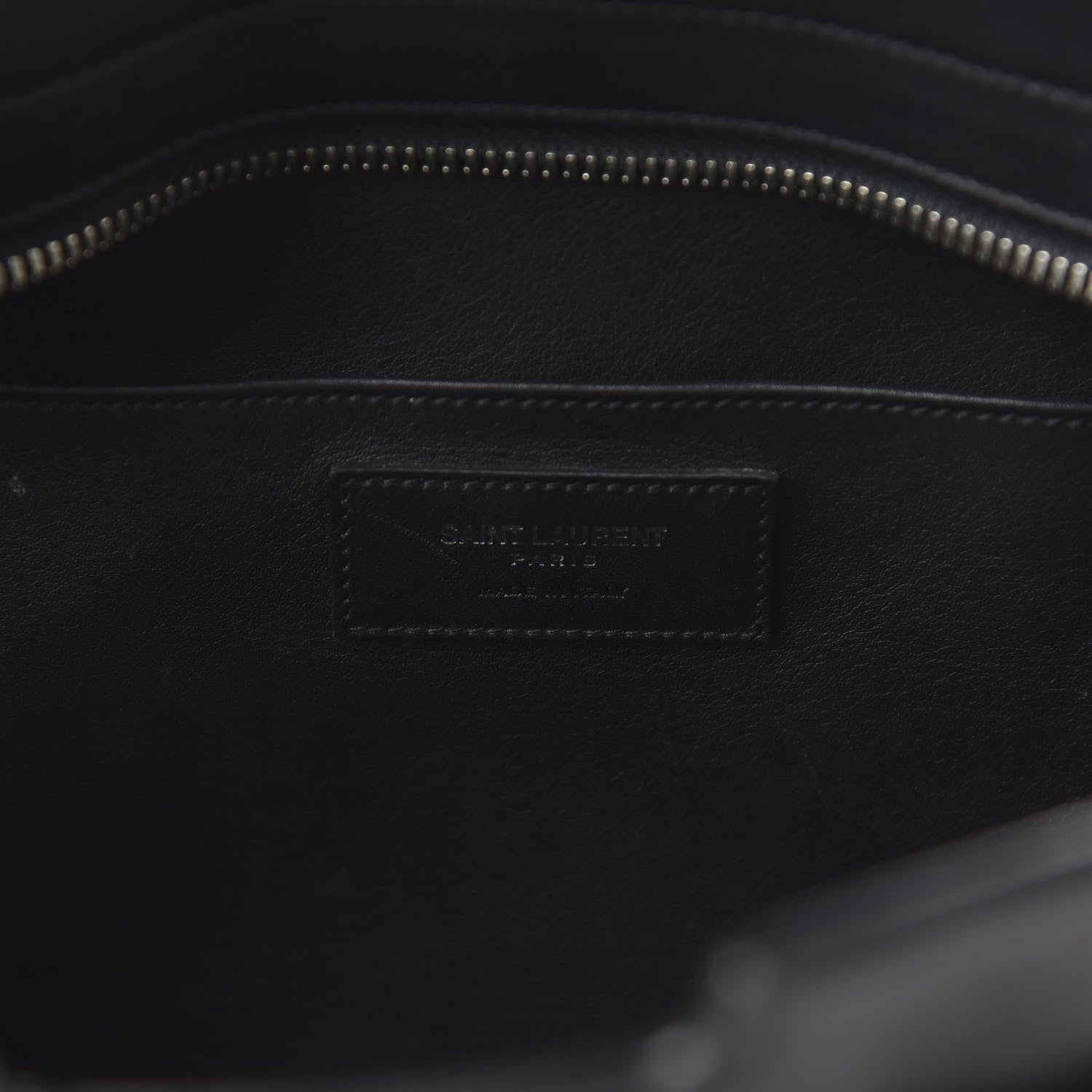 Saint Laurent Smooth Calfskin Small Monogram Cabas Black 8 of 9
