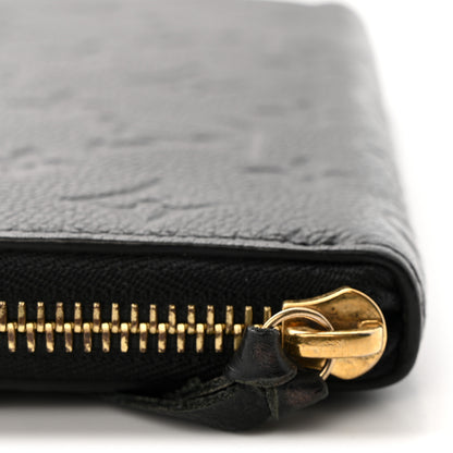 Louis Vuitton Empreinte Clemence Wallet Black 10 of 11