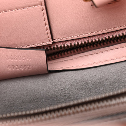 Gucci Calfskin Matelasse GucciGhost Small GG Marmont Tote Perfect Pink Rosa Ivory 8 of 10