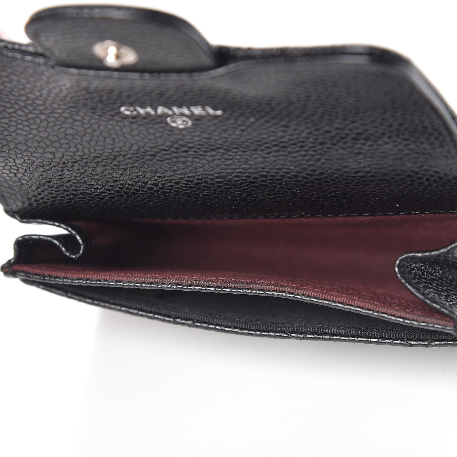 Chanel Caviar Quilted Flap Card Holder Black 5 of 13