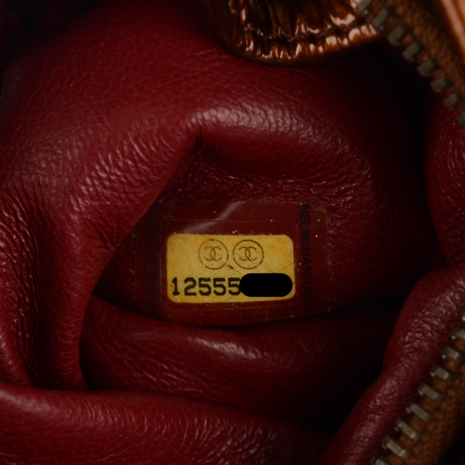 Chanel Patent Small Bonbons Wristlet Bronze 6 of 7