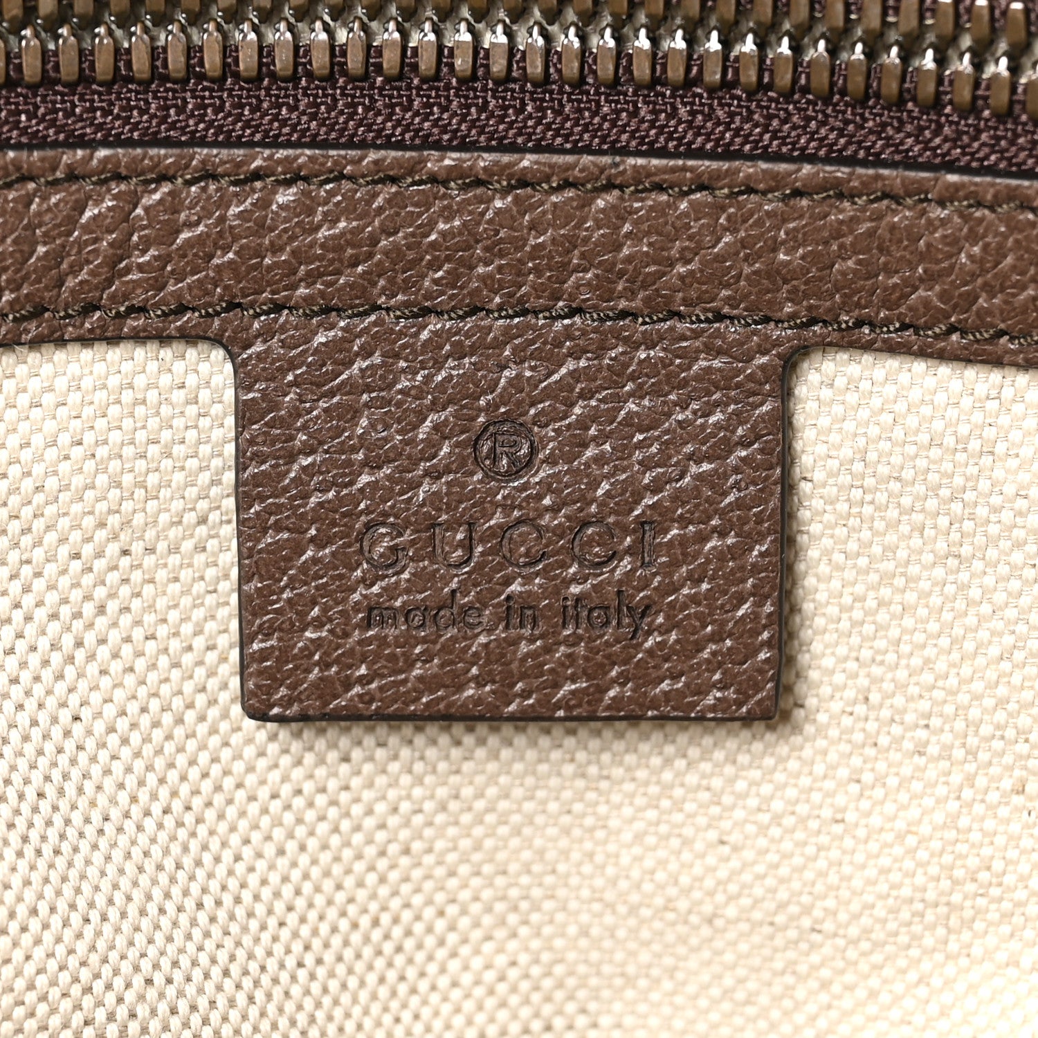 Gucci GG Supreme Monogram Calfskin Web Small Ophidia Day Backpack Beige Ebony New Acero 6 of 10
