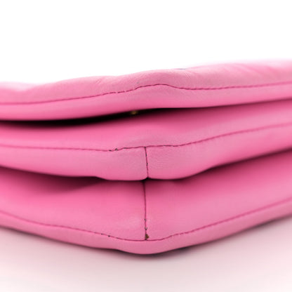 Louis Vuitton Lambskin Embossed Monogram Vuittamins Pochette Coussin Rose Violet 9 of 12