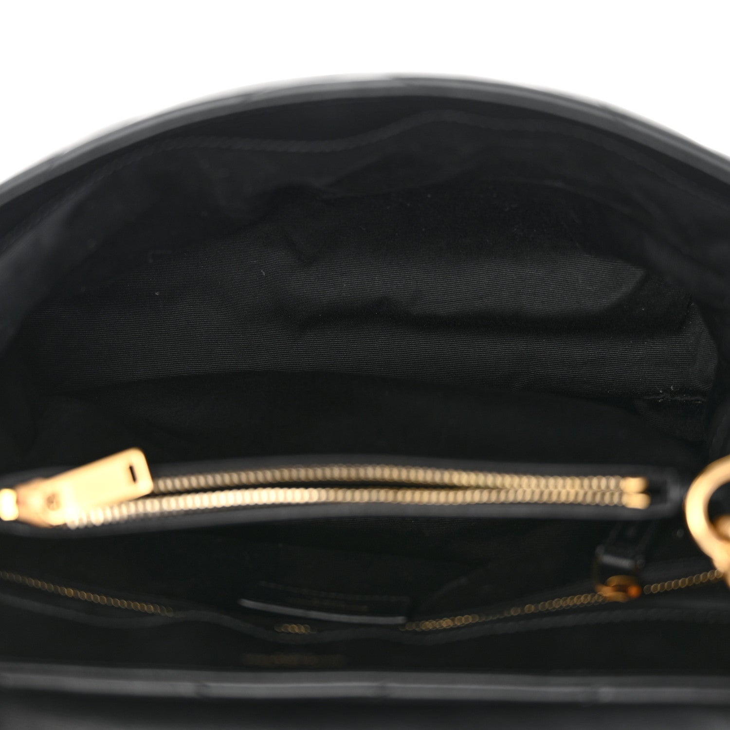 Saint Laurent Calfskin Y Quilted Monogram Medium Loulou Chain Satchel Black 5 of 11