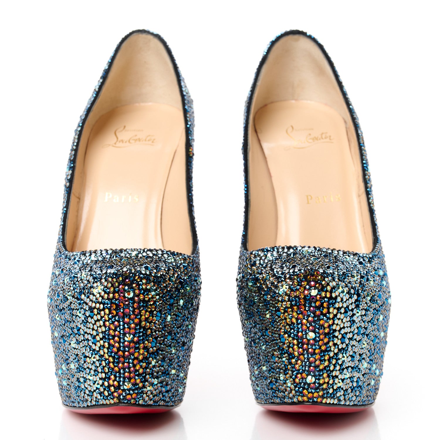 Christian Louboutin Crystal Daffodile Strass 160 Pumps 39.5 Spotlight 2 of 8