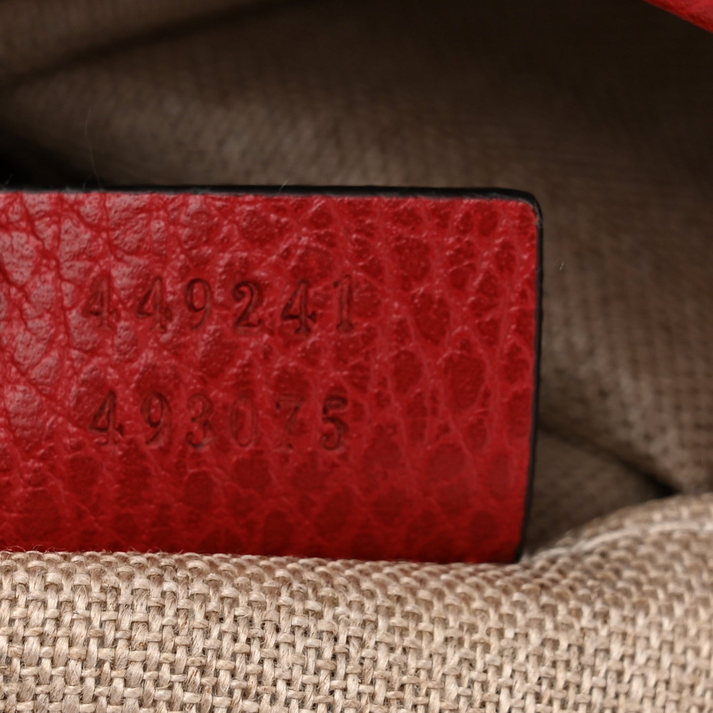 Monogram Small Bree Tote Red