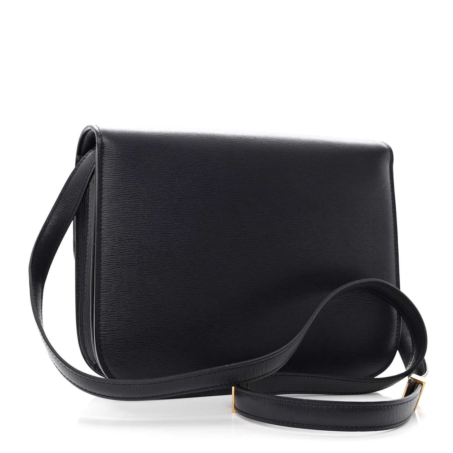 Celine Liege Calfskin Medium Classic Box Flap Bag Dark Blue 4 of 13
