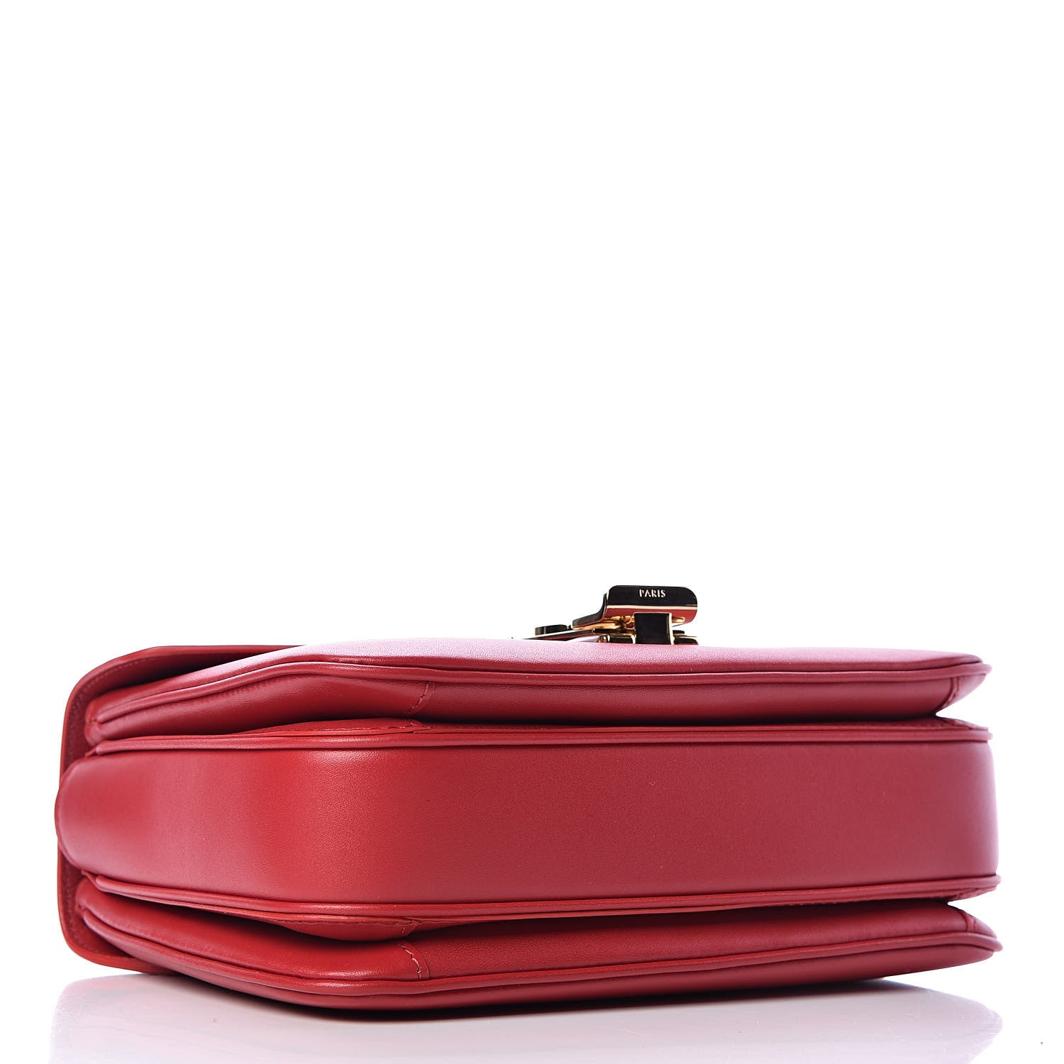 Celine Shiny Calfskin Medium C Bag Red 4 of 9