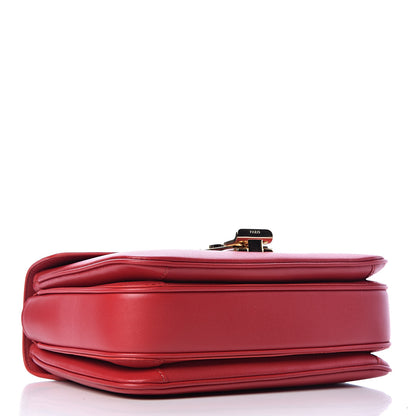 Celine Shiny Calfskin Medium C Bag Red 4 of 9