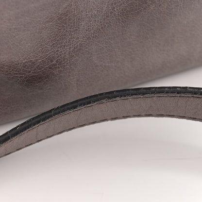 Miu Miu Vitello Shine Top Handle Satchel Peltro 11 of 11