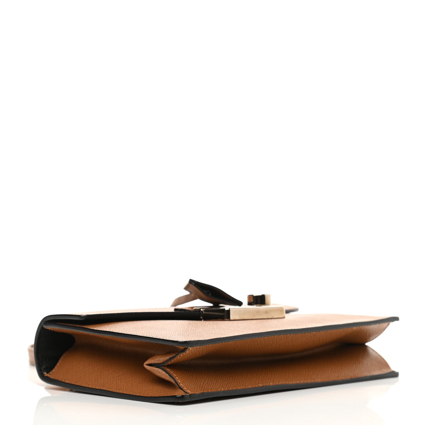 Saffiano Sound Convertible Bag Caramel